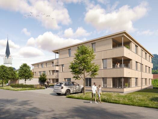 Wohnung zum Kauf - Erstbezug 434.000 € 3 Zimmer 73,5 m² 1. Geschoss Hohenweiler 6914