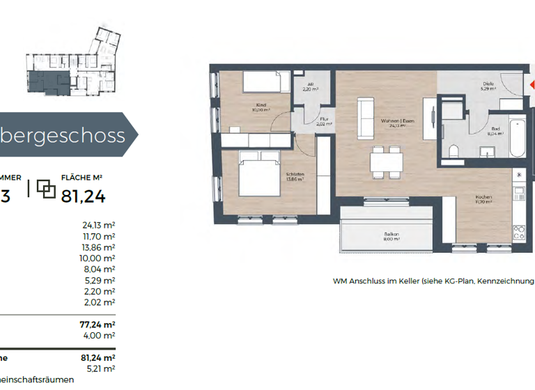 Wohnung zum Kauf - Neubau provisionsfrei 467.750 € 3 Zimmer 81,2 m²<br/>Wohnfläche 1.<br/>Geschoss ab sofort<br/>Verfügbarkeit Schwabacher Straße 74-76 St Leonhard Nürnberg 90439