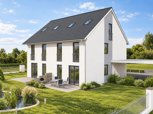 Reihenhaus zum Kauf - Erstbezug 380.296 € 6 Zimmer 123,1 m² 300 m² Grundstück Dietenhofen Dietenhofen 90599