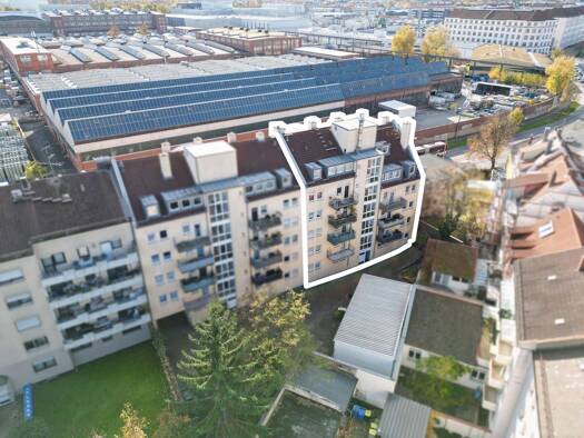 Wohnung zum Kauf provisionsfrei 199.000 € 2 Zimmer 72 m² 2. Geschoss Gibitzenhof Nürnberg 90461