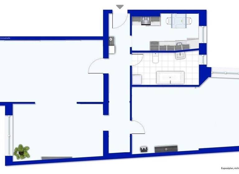 Wohnung zum Kauf 598.000 € 3 Zimmer 118 m² 2. Geschoss Gesundbrunnen Berlin 13355