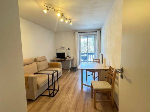 Wohnung zur Miete 1.200 € 1,5 Zimmer 38 m² Geschoss 1/2 frei ab sofort Trudering-Riem München 81829