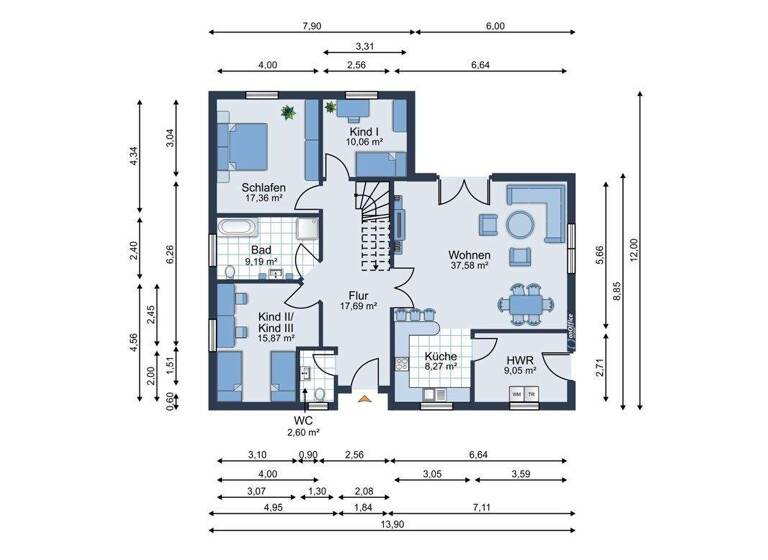Einfamilienhaus zum Kauf 369.000 € 4,5 Zimmer 158 m² 598 m² Grundstück Meldorf 25704