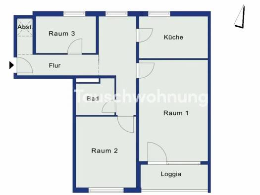 Wohnung zur Miete Tauschwohnung 451 € 3 Zimmer 78 m² 5. Geschoss Mariendorf Berlin 12105