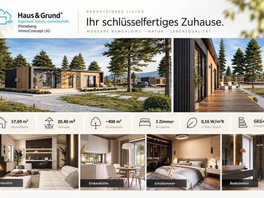 Einfamilienhaus zum Kauf 220.000 € 3 Zimmer 57 m² 400 m² Grundstück frei ab sofort Bernsteinsee Bernsteinsee Sassenburg 38524