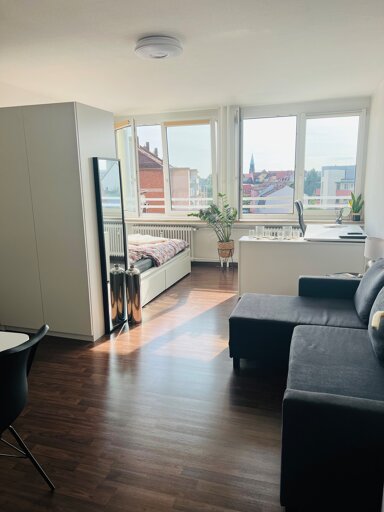 Studio zur Miete 430 € 1 Zimmer 32,5 m² 3. Geschoss frei ab sofort Schweiggerstraße 2 Glockenhof Nürnberg 90478