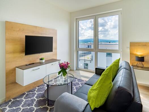 Studio zur Miete - Erstbezug Wohnen auf Zeit 1.395 € 1 Zimmer 28 m² Dieselstraße 8 Bad Nauheim 61231