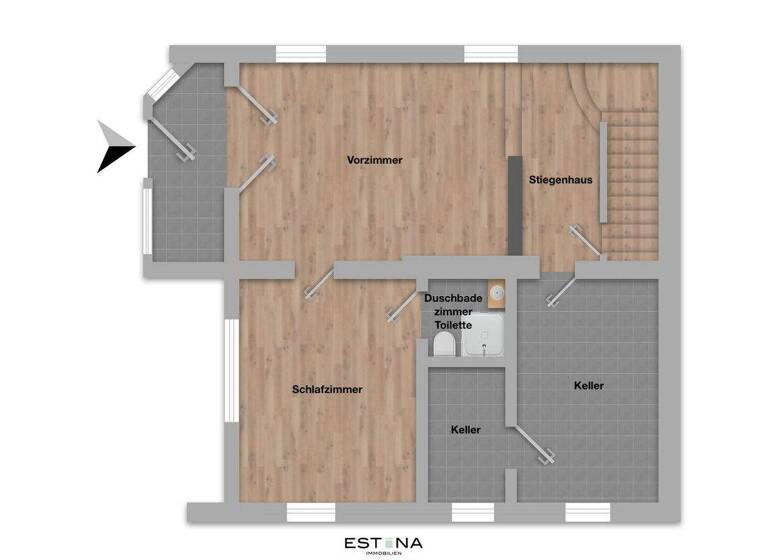 Einfamilienhaus zur Miete 3.173 € 6 Zimmer 183,2 m² 1.000 m² Grundstück Lamberggasse Klosterneuburg 3400