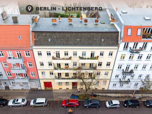 Mehrfamilienhaus zum Kauf als Kapitalanlage geeignet 1.800.000 € 32,5 Zimmer 1.010,8 m² 770 m² Grundstück Lichtenberg Lichtenberg 10365