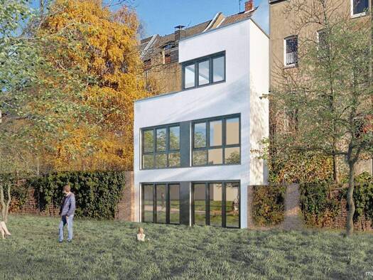 Stadthaus zum Kauf - Erstbezug provisionsfrei 669.000 € 4 Zimmer 125 m² 95 m² Grundstück Viktoriastraße 30 Aachen 52066