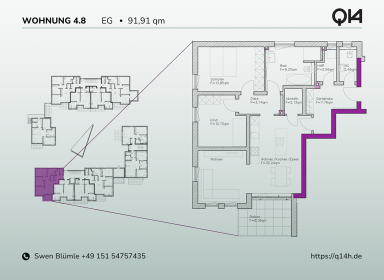 Wohnung zum Kauf - Erstbezug provisionsfrei 371.365 € 3 Zimmer 87,4 m² EG frei ab 01.07.2027 Ilztalstraße 14 Hutthurm 94116