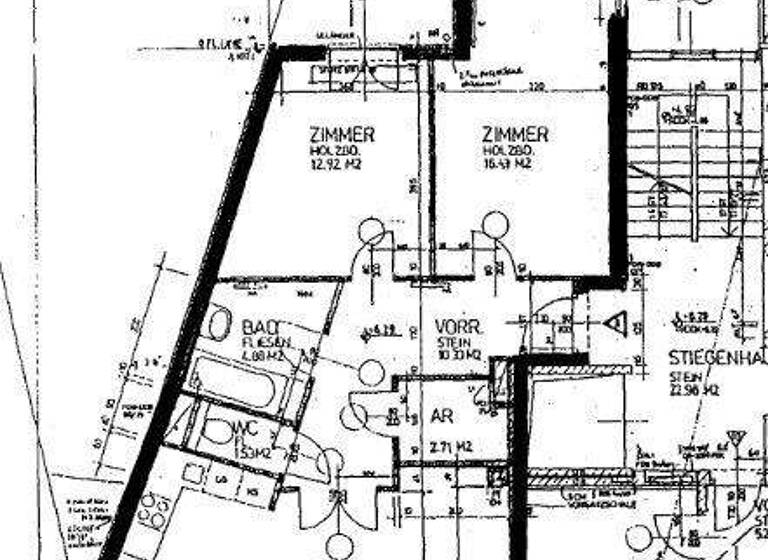 Wohnung zur Miete 1.500 € 3 Zimmer 77,4 m² 2. Geschoss Wien 1040