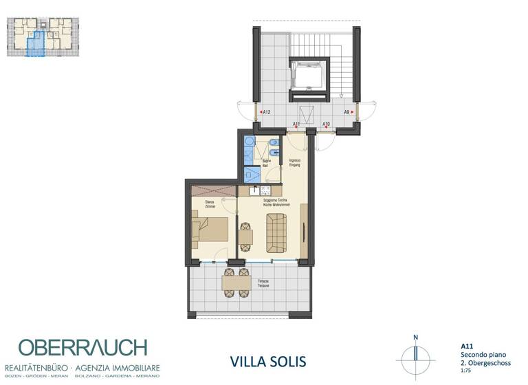 Wohnung zum Kauf 340.000 € 2 Zimmer 33,9 m² Neumarkt 39044
