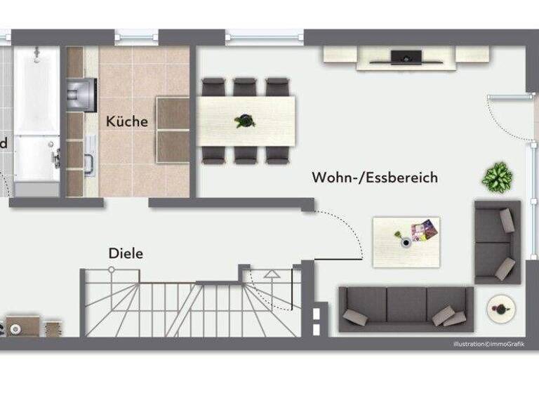 Doppelhaushälfte zum Kauf 299.000 € 4 Zimmer 108 m² 854 m² Grundstück Quickborn 25451