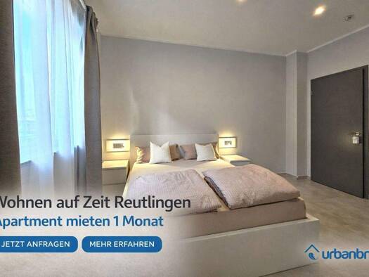 Studio zur Miete Wohnen auf Zeit 990 € 1 Zimmer 20 m² frei ab 31.03.2026 Sondelfinger Str. 0 Voller Brunnen Reutlingen 72760