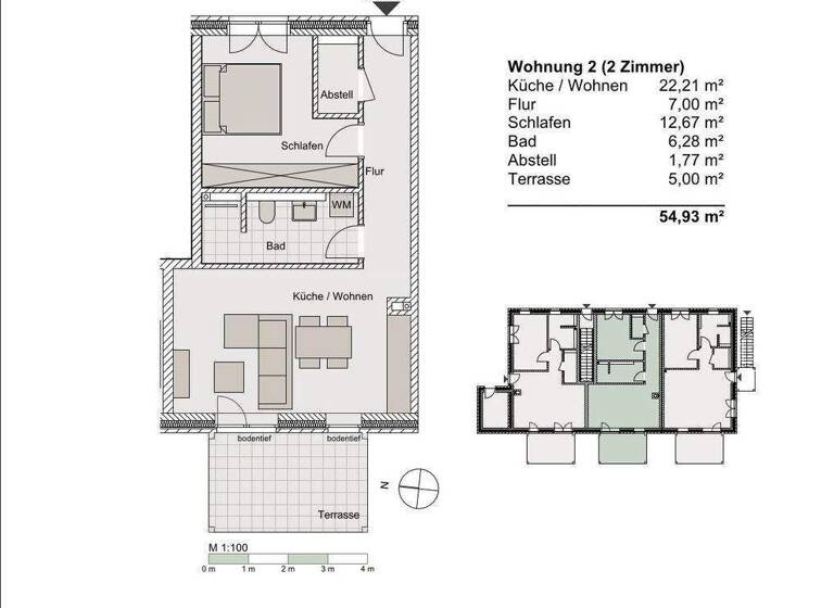 Mehrfamilienhaus zum Kauf - Neubau provisionsfrei als Kapitalanlage geeignet 255.000 € 5 Zimmer 55 m² Auefeld 2 Garstedt 21441