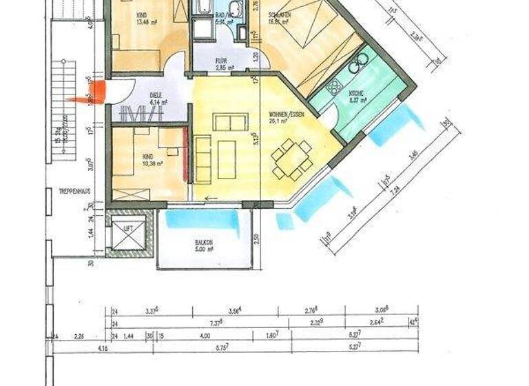 Wohnung zum Kauf 417.000 € 4 Zimmer 92 m² 2. Geschoss Stetten Lörrach 79540