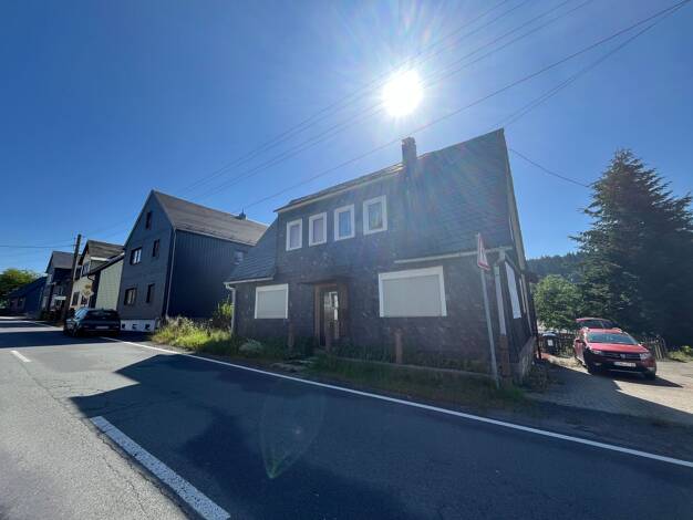 Einfamilienhaus zum Kauf 14.800 € 6 Zimmer 119 m² 1.045 m² Grundstück Steinheid Neuhaus am Rennweg 98749