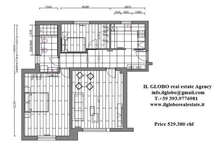 Wohnung zum Kauf 499.000 € 3 Zimmer 88,2 m² frei ab sofort Campione d'Italia