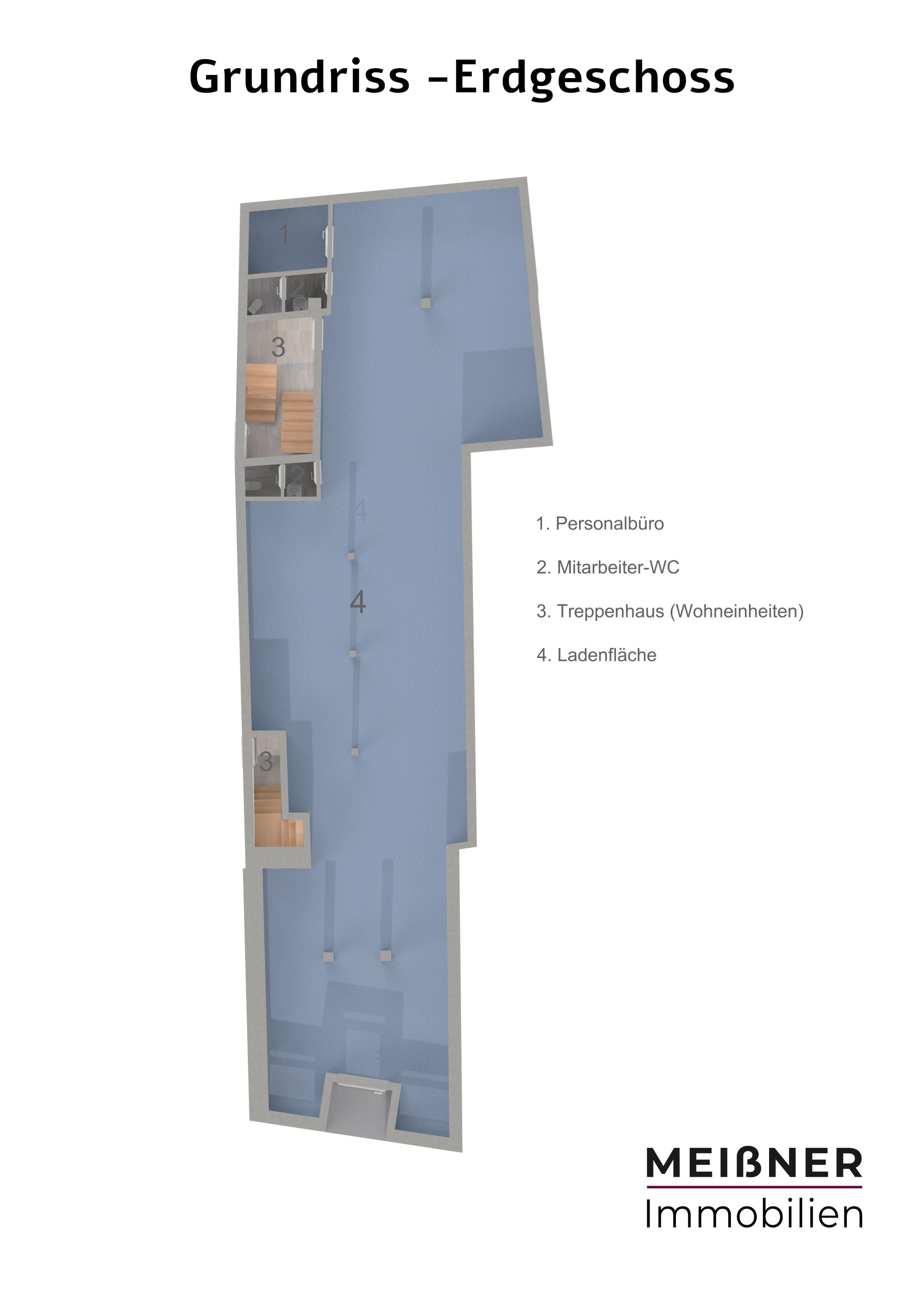 Verkaufsfläche zur Miete provisionsfrei 4,58 € 1 Zimmer 295 m²<br/>Verkaufsfläche Schleusingen Schleusingen 98553