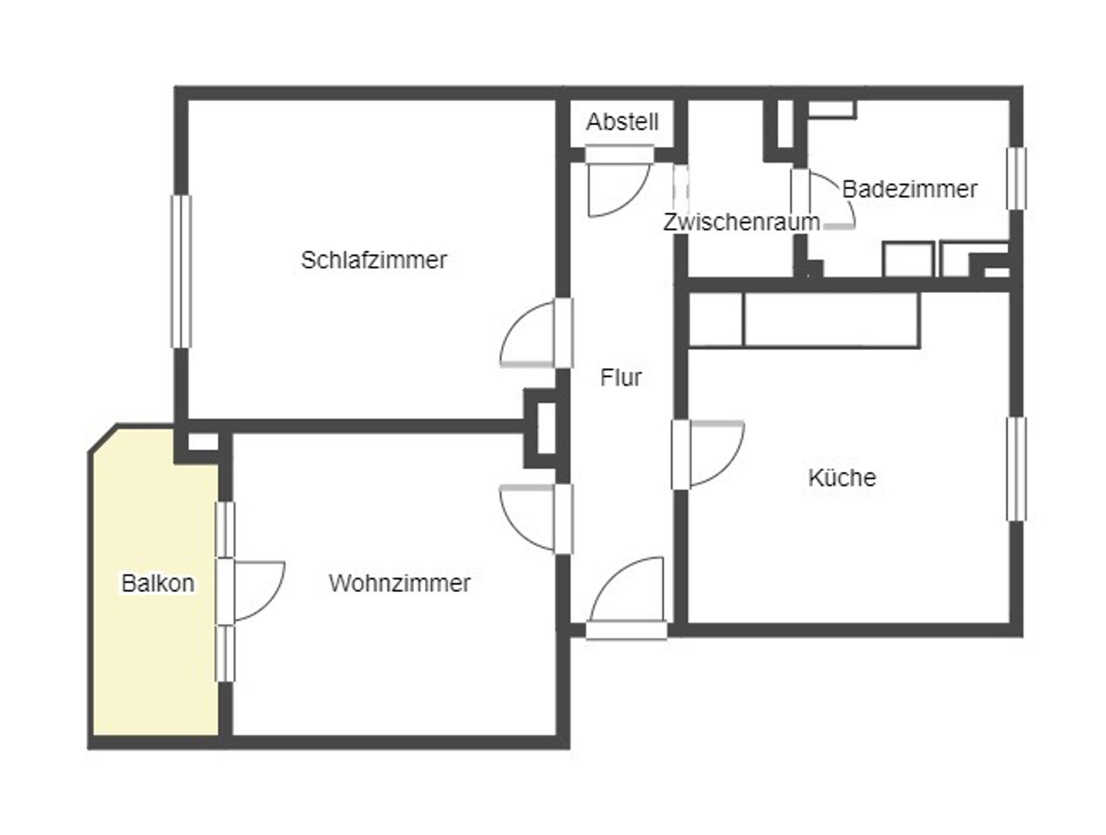 Immobilie zum Kauf als Kapitalanlage geeignet 195.000 € 2 Zimmer 59 m²<br/>Fläche Rübgrund / Kolonie Rüsselsheim am Main 65428