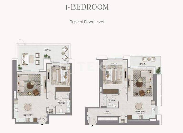 Studio zum Kauf 689.000 € 3 Zimmer 107 m² 1. Geschoss Dubai