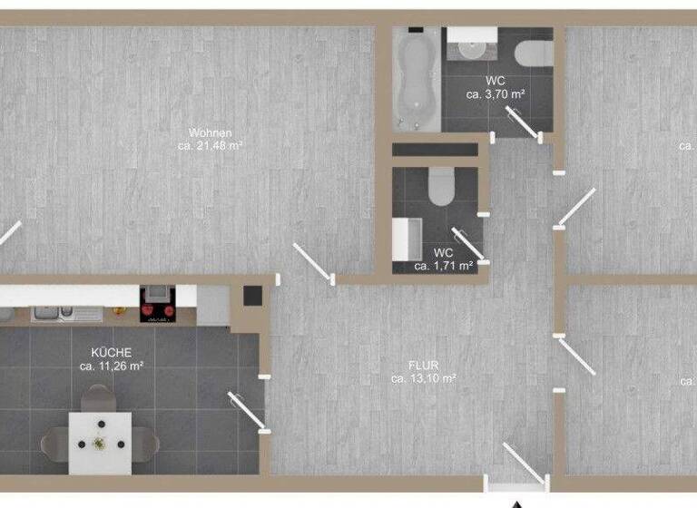 Wohnung zum Kauf 450.000 € 3 Zimmer 83 m² 3. Geschoss Planegg 82152