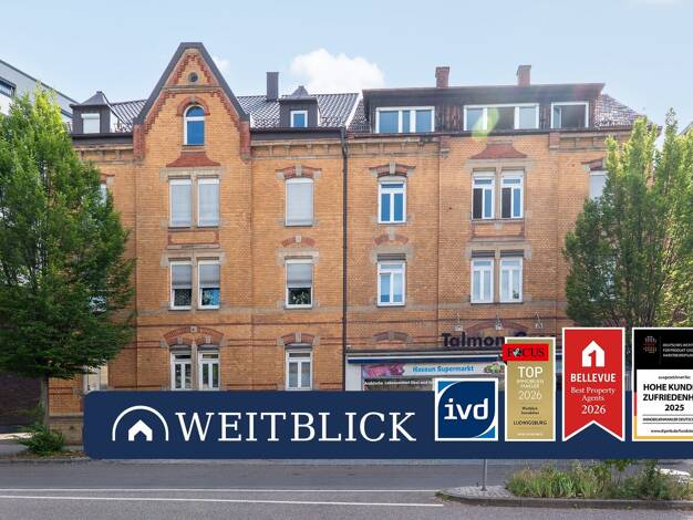 Wohnung zum Kauf 379.000 € 4 Zimmer 105 m² 1. Geschoss West Ludwigsburg 71636