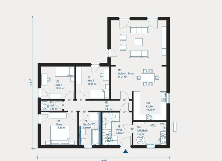 Mehrfamilienhaus zum Kauf 553.200 € 7 Zimmer 255,6 m² 700 m² Grundstück Weidenbach 91746