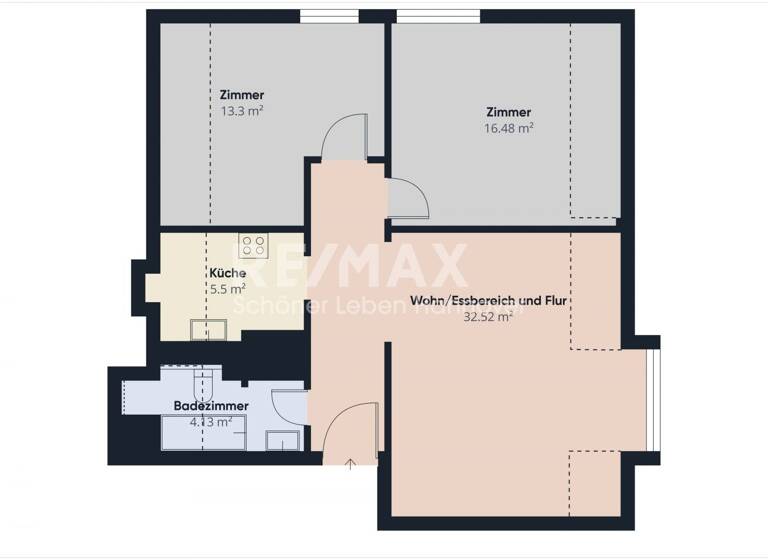 Wohnung zum Kauf 195.000 € 3 Zimmer 74,8 m²<br/>Wohnfläche Dachgeschoss<br/>Geschoss Ahlem Hannover 30453
