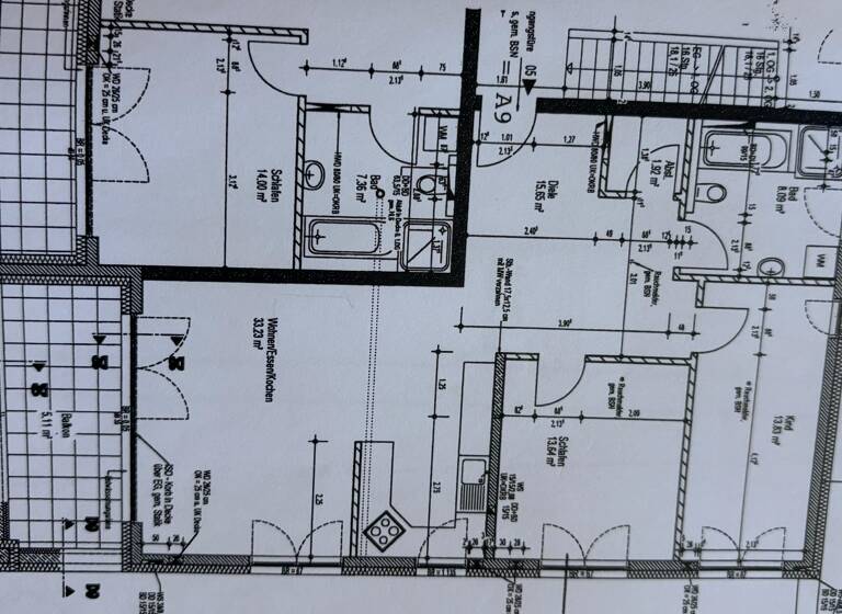 Wohnung zur Miete 1.100 € 3 Zimmer 90 m² Geschoss 1/3 frei ab 01.07.2026 Günzburg 89312