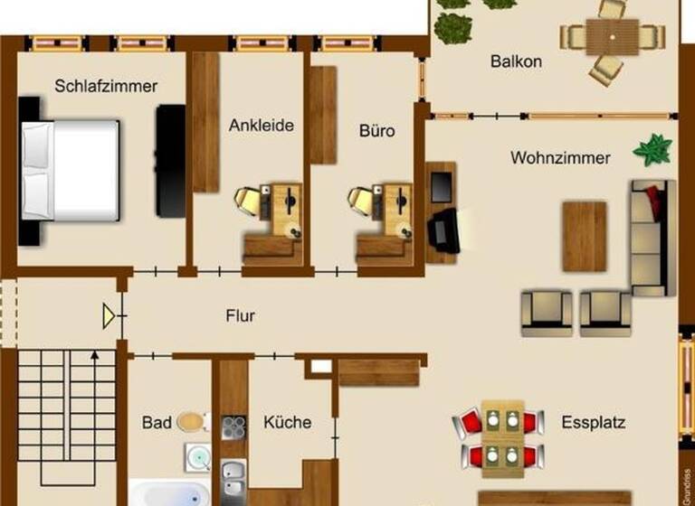 Wohnung zur Miete 1.060 € 4 Zimmer 106 m² 1. Geschoss Kuhstr. 11b Pech Wachtberg 53343