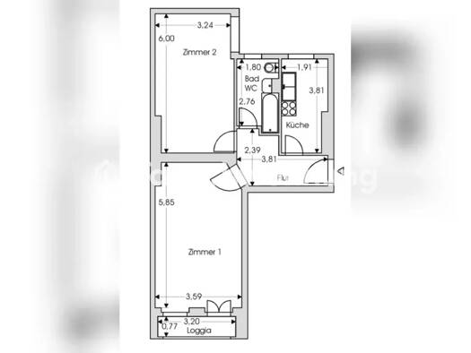 Wohnung zur Miete nur mit Wohnberechtigungsschein Tauschwohnung 400 € 2 Zimmer 60 m² 1. Geschoss Oberschöneweide Treptow-Köpenick 12459