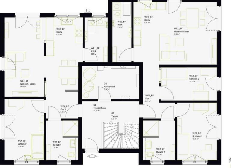 Mehrfamilienhaus zum Kauf - Erstbezug provisionsfrei 1.108.000 € 11 Zimmer 294 m² 650 m² Grundstück Schifferstadt 67105
