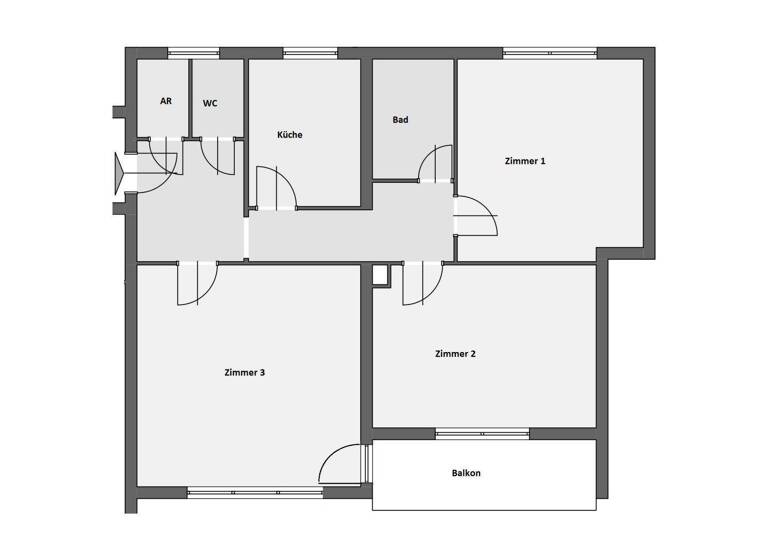 Wohnung zum Kauf 139.000 € 3 Zimmer 7. Geschoss Judendorfer Straße 33b Leoben 8700