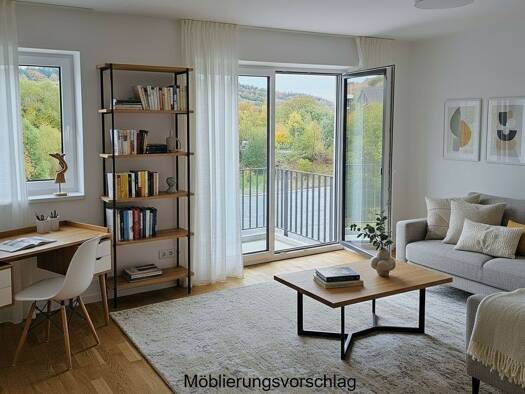 Wohnung zur Miete 598 € 2 Zimmer 59 m² Geschoss EG/3 frei ab sofort Freyung 94078