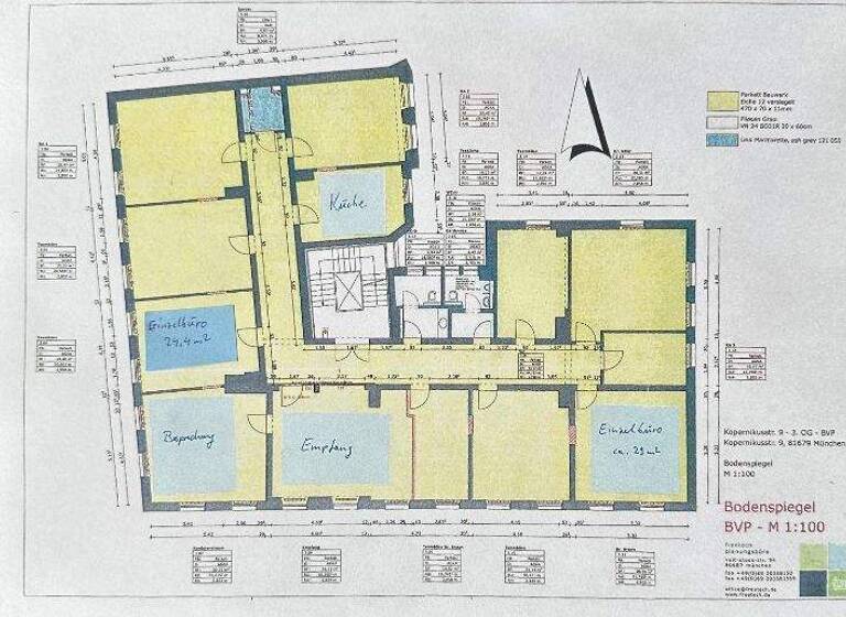 Bürofläche zur Miete provisionsfrei 1.378 € 36 m² Bürofläche Kopernikusstr. Bogenhausen München 81679