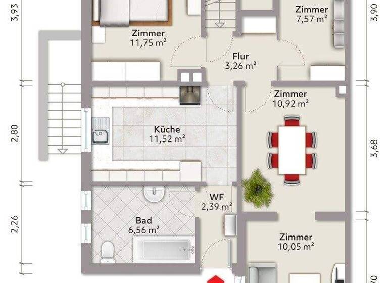 Wohnung zum Kauf 100.000 € 2,5 Zimmer 64 m² Hittfeld Seevetal 21218