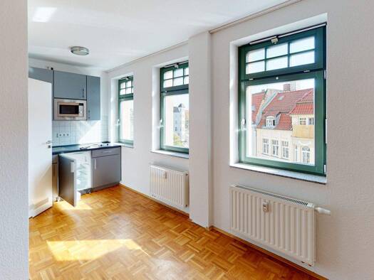 Wohnung zur Miete 405 € 1 Zimmer 34 m² 4. Geschoss Ludwig-Wucherer-Straße 87 Paulusviertel Halle (Saale) 06108