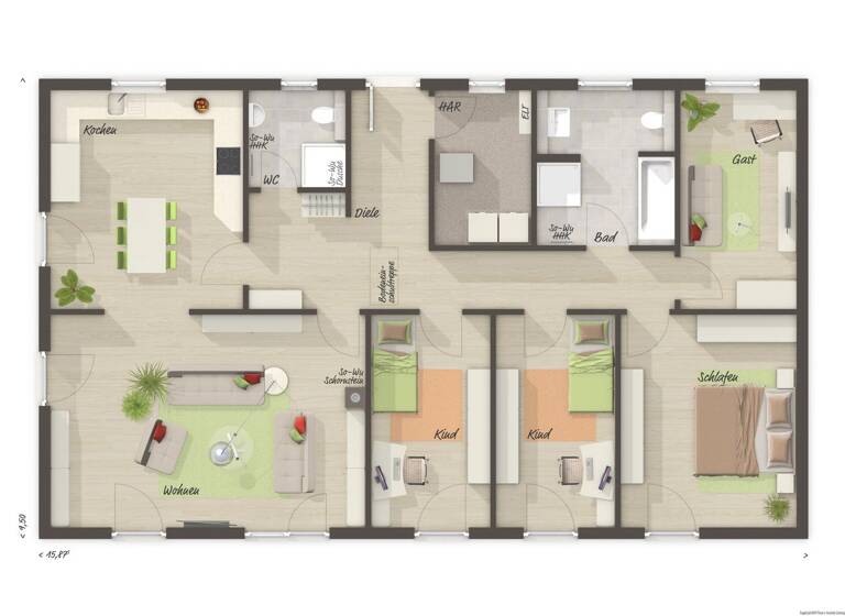 Bungalow zum Kauf provisionsfrei 131 m² 700 m² Grundstück Freienorla 07768