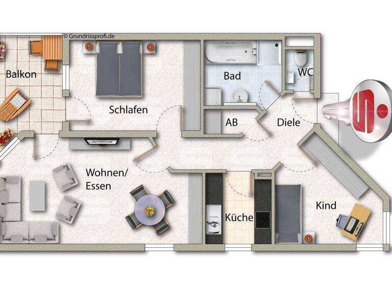 Wohnung zum Kauf 235.000 € 3 Zimmer 75 m² Bartenbach Göppingen 73035