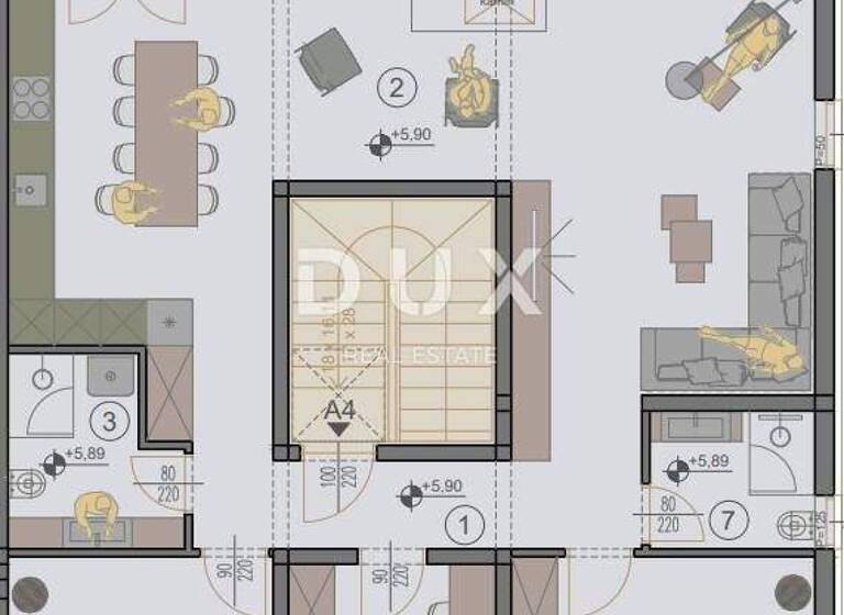 Wohnung zum Kauf 360.000 € 4 Zimmer 116 m² 2. Geschoss Stinjan