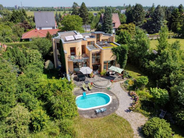 Villa zum Kauf 950.000 € 7 Zimmer 269 m² 2.014 m² Grundstück Baalsdorf Leipzig 04316