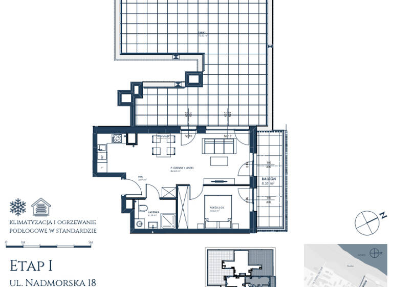 Wohnung zum Kauf - Erstbezug 214.000 € 2 Zimmer 42,3 m² 3. Geschoss Darlowo 76-150