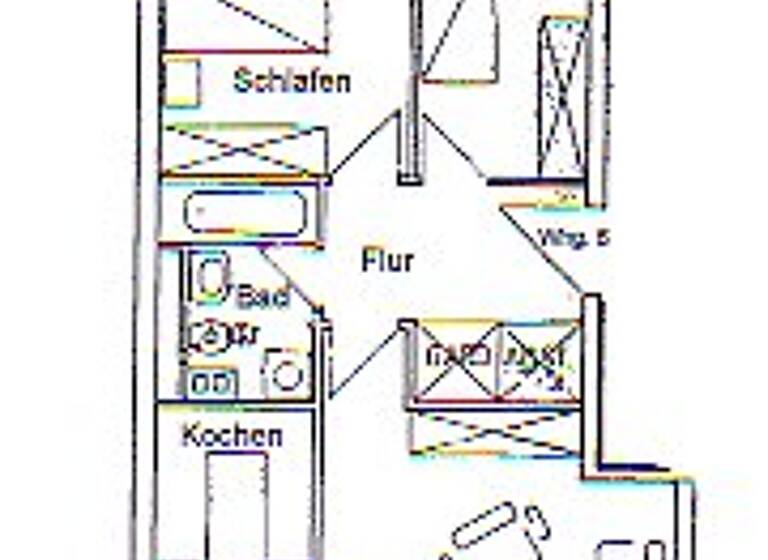Wohnung zum Kauf 170.000 € 3 Zimmer 66 m² 3. Geschoss frei ab sofort Leumerstr. 4 Löbtau-Süd Dresden 01159