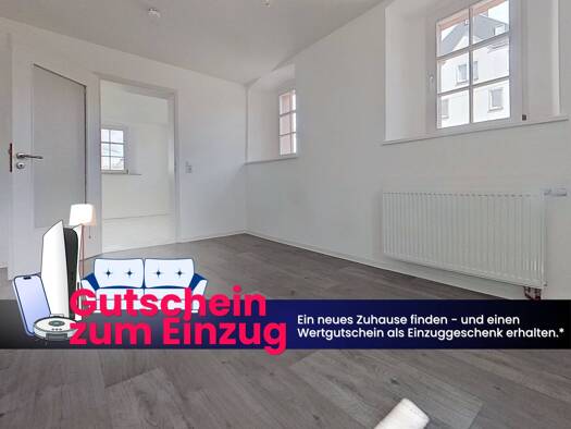 Wohnung zur Miete 299 € 2 Zimmer 49,6 m² EG frei ab 01.10.2026 Mohsdorfer Straße 13 Burgstädt Burgstädt 9217