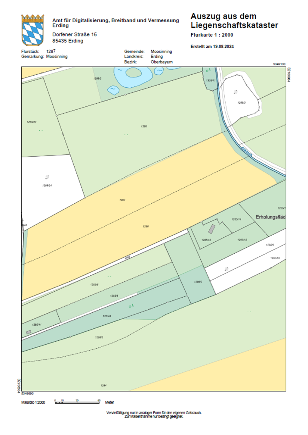 Grundstück zum Kauf 310.000 € 14.934 m²<br/>Grundstück 01.03.2025<br/>Verfügbarkeit Eichenried Moosinning 85452