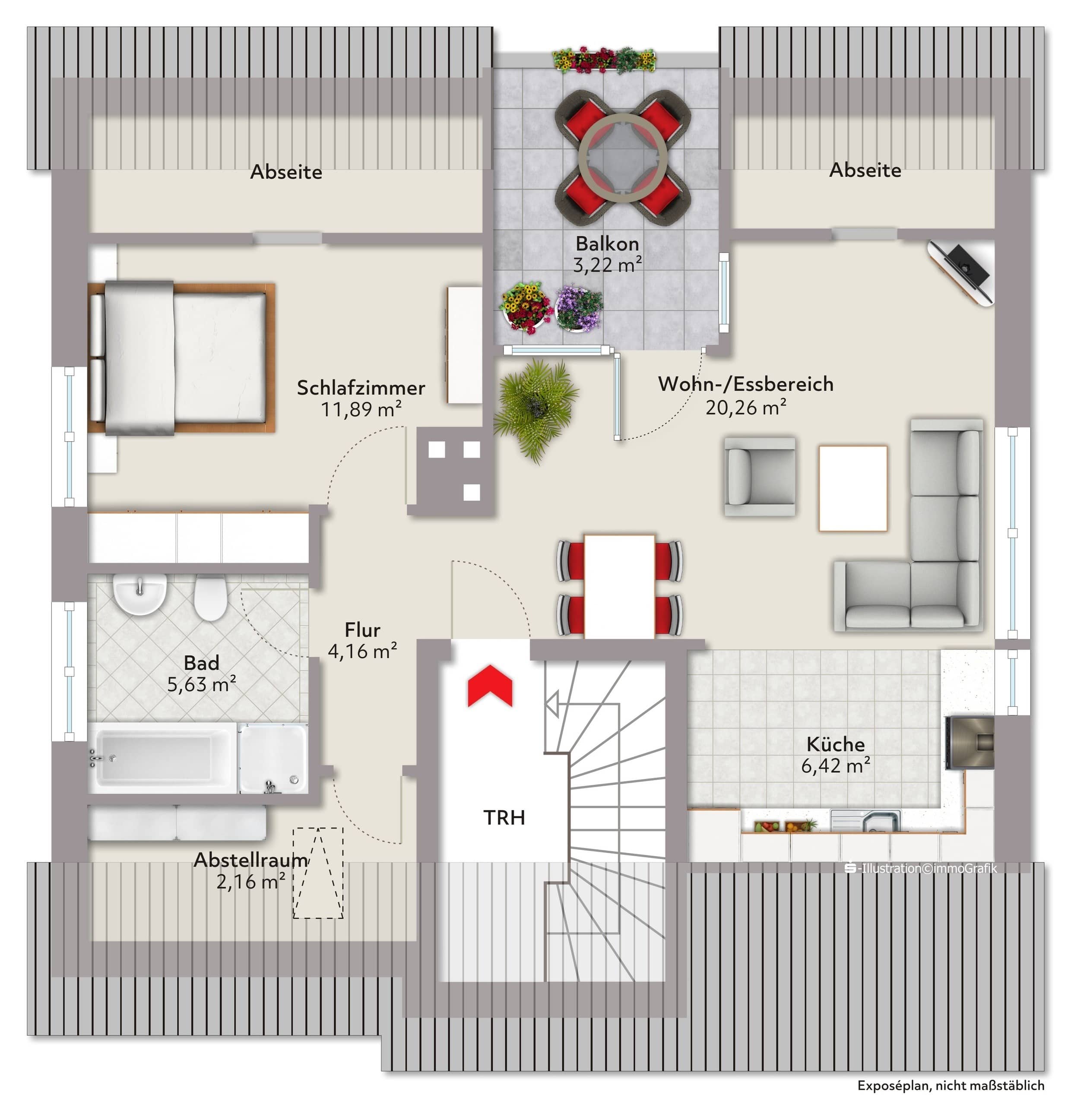 Wohnung zum Kauf 139.000 € 2 Zimmer 53,7 m²<br/>Wohnfläche 2.<br/>Geschoss Gellershagen Bielefeld 33613