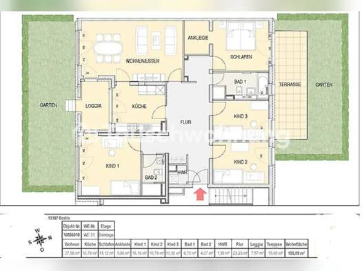 Wohnung zur Miete Tauschwohnung 2.000 € 5 Zimmer 135 m² EG Französisch Buchholz Pankow 13187