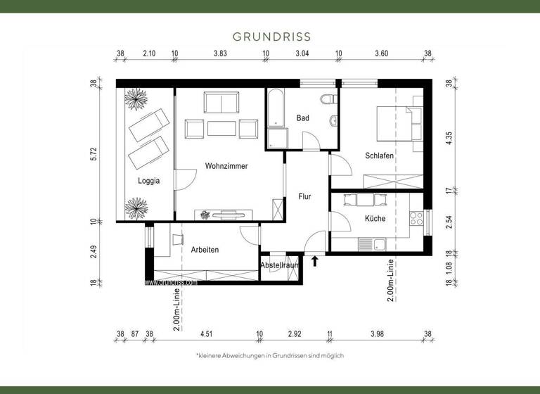 Wohnung zum Kauf 149.000 € 3 Zimmer 72 m² 3. Geschoss Greven 48268